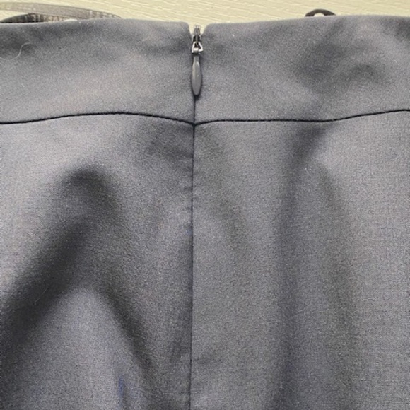 Lafayette 148 New York Virgin Wool Black Pencil Skirt Size 12 - Picture 11 of 17